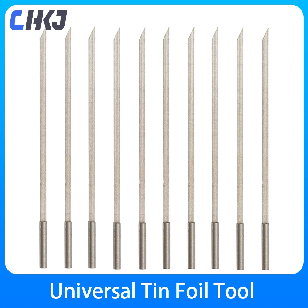 CHKJ High Quality 1PCS/5PCS/10PCS Tin Foil Tool Universal Guide Pin Locksmith Tools Flat Mouth Crescent Fixed Tin Foil Guide Pin