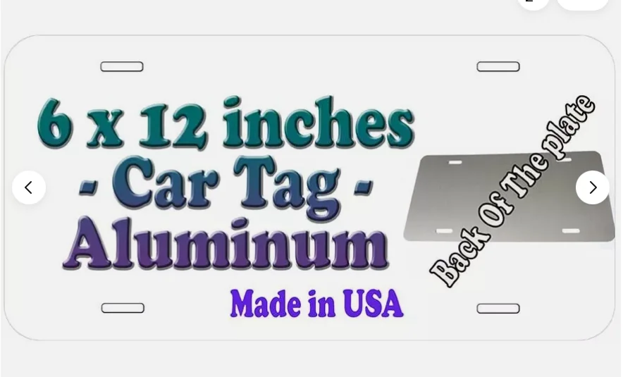 سوف تشغيل أي دولة شخصية لوحة ترخيص الألومنيوم علامة السيارات ATV دراجة نارية #4