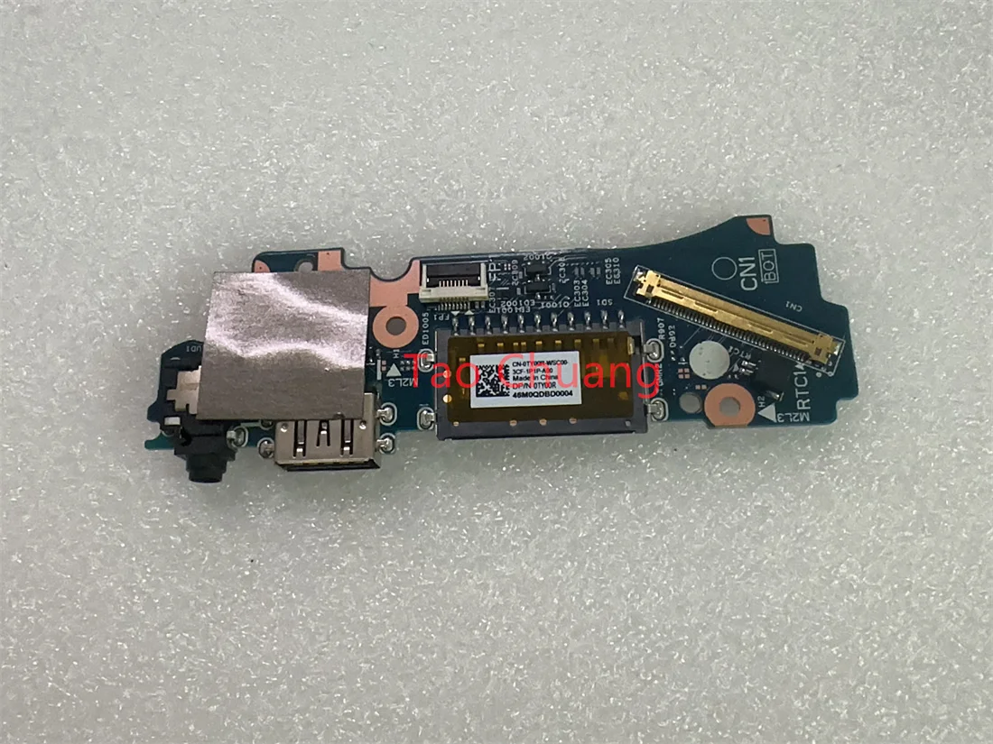 FOR Dell Inspiron 14 7425 7420 2-in-1 SD Card Reader Audio USB Board Switch Button Board 213733-1 0TY00R