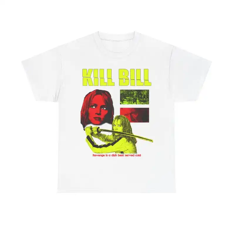 Retro Kill Bill T-Shirt , quentin Tarantino Movie  uma Thurman Shirts,  vintage Movie Shirt