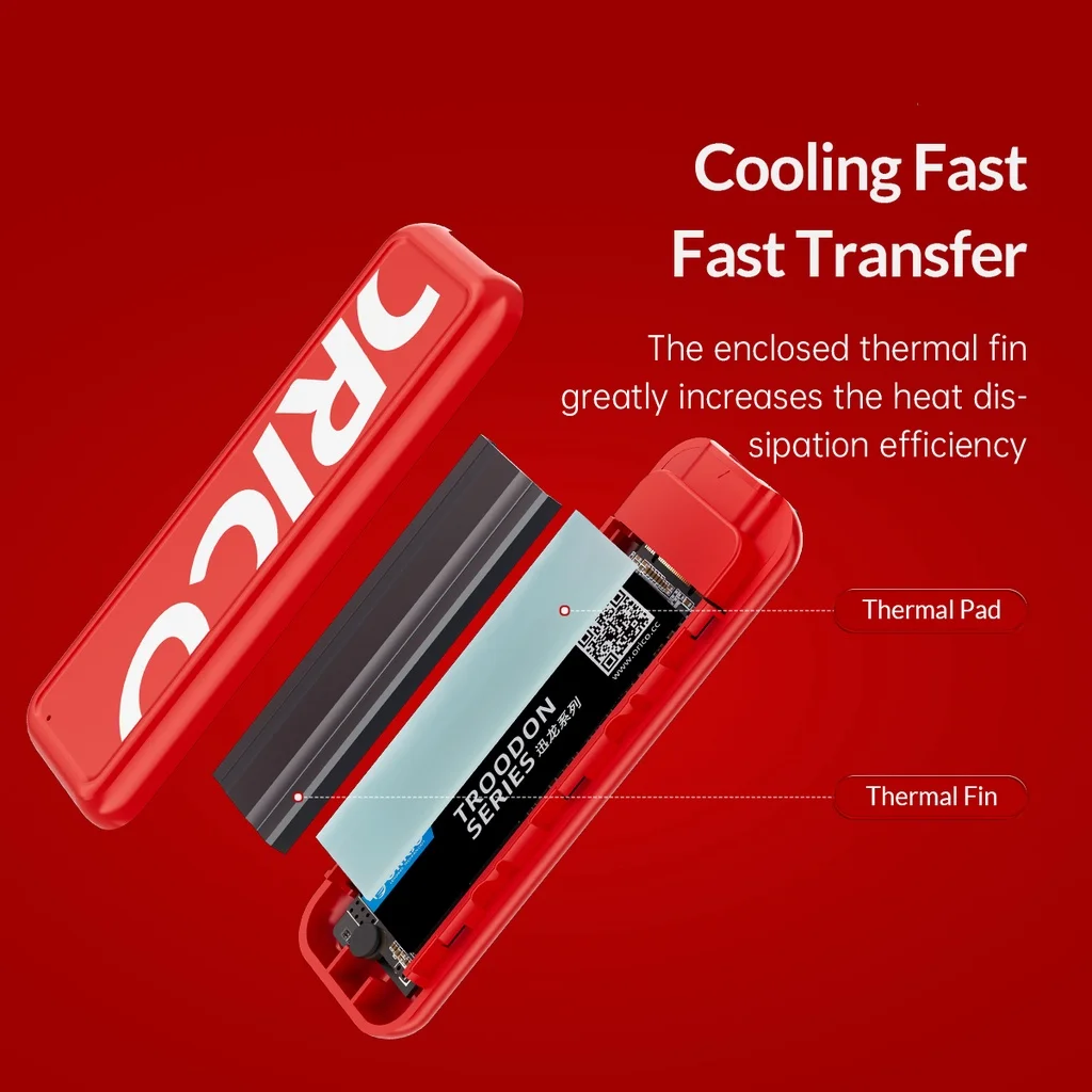 ORICO M.2 SATA Hard Drive Encl - đánh giá và giá Portable Ssd Enclosure
