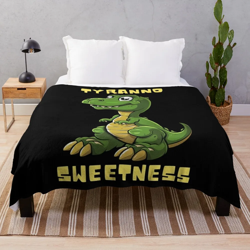 TYRANNO SWEETNESS DINOSAURS WORLD Throw Blanket Luxury Designer Beach Sofa Quilt Luxury Blankets