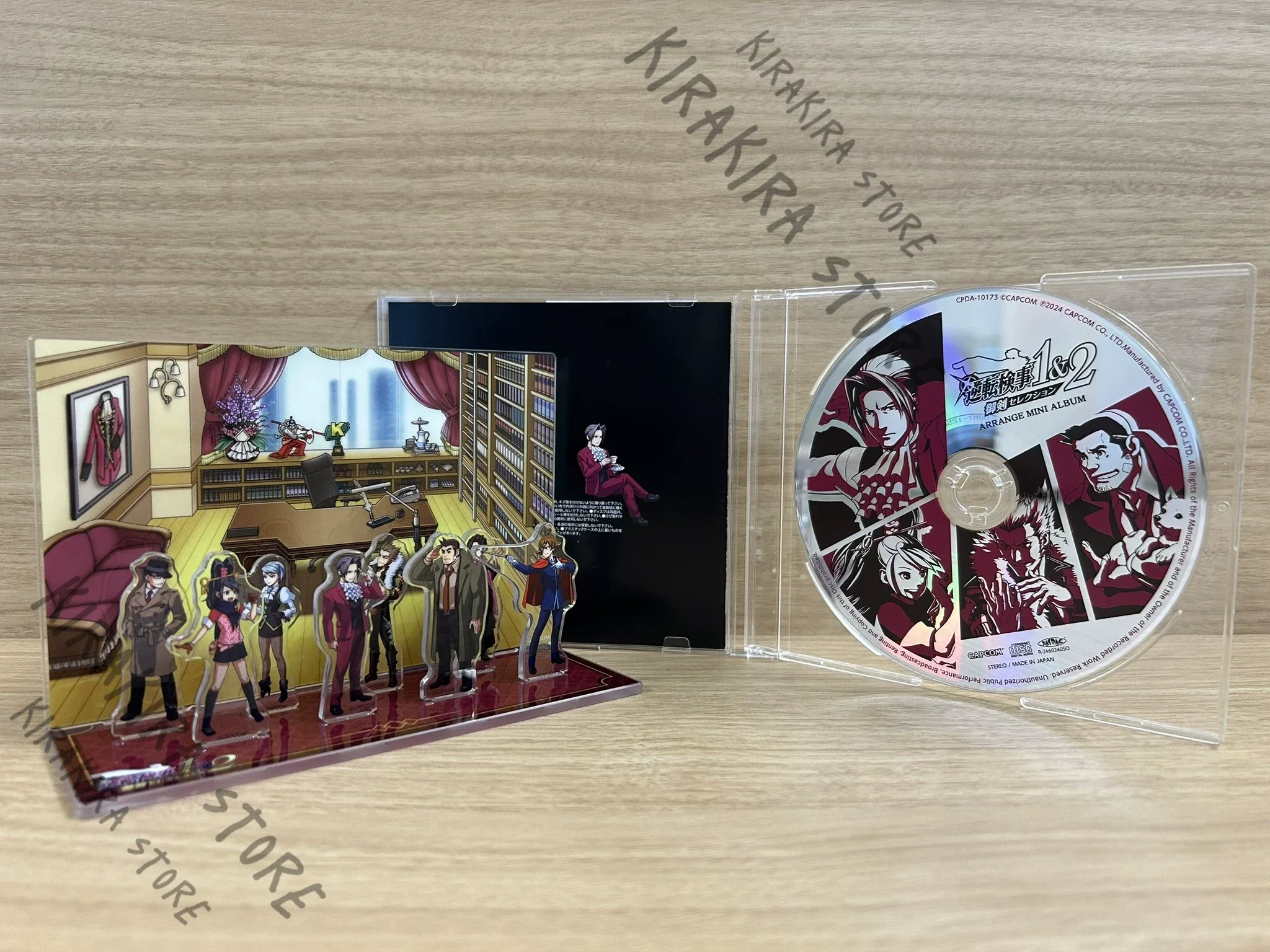 

Ace Attorney 1+2 Genuine Peripheral Limited Edition Products Apollo Justice Phoenix Wright Miles Edgeworth Cosplay Cd Album
