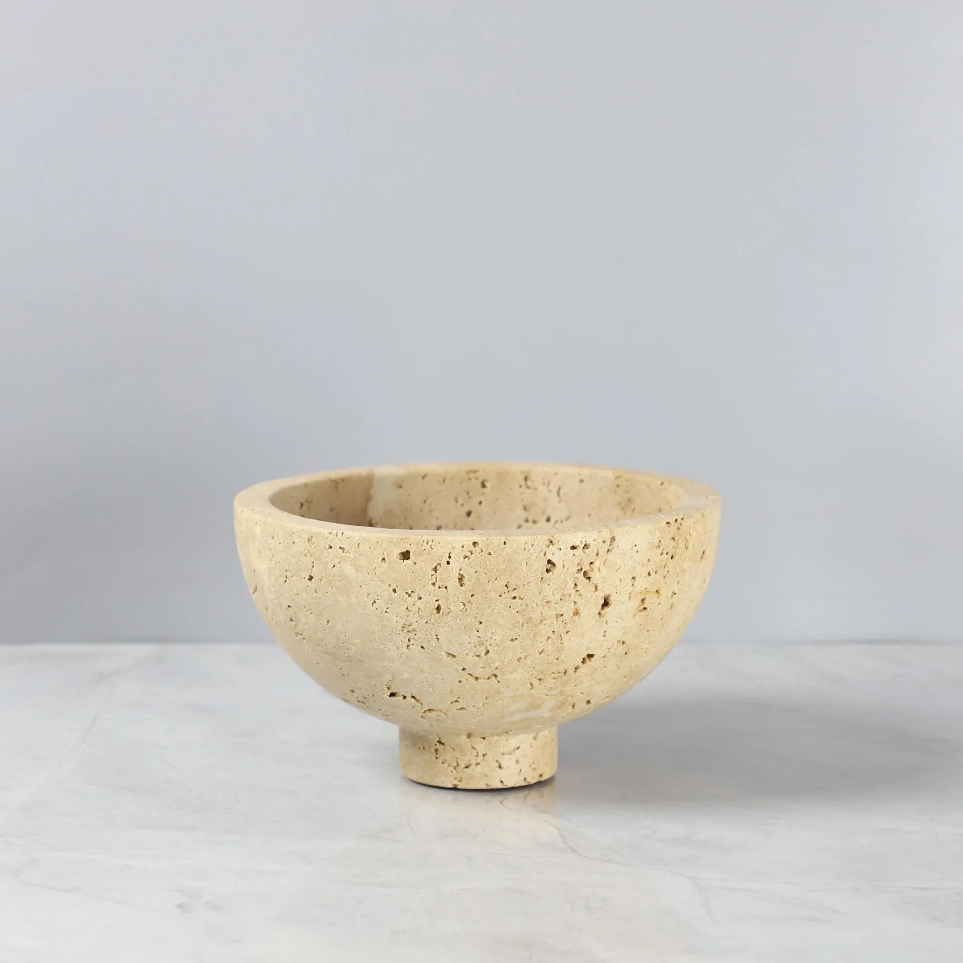 【Natural】Wabi-sabi style natural marble bowl amethyst geode bowl