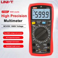 UNI-T Multimeter UT890C UT890D Plus Digital 6000 Counts Electrical Multitester AC DC NCV DMM Capacitor Tester Ammeter Voltmeter