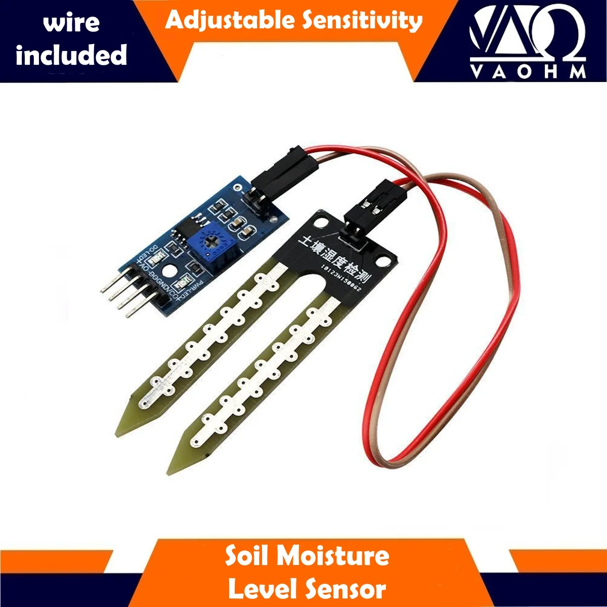 Módulo Sensor de Umidade do Solo Ajustável para Sistemas de Irrigação Automática SM-393-MDL