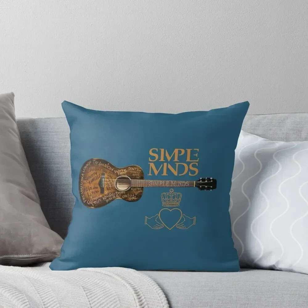 

Simple Minds Guitar Throw Pillow Cushions Pillowcase pillow