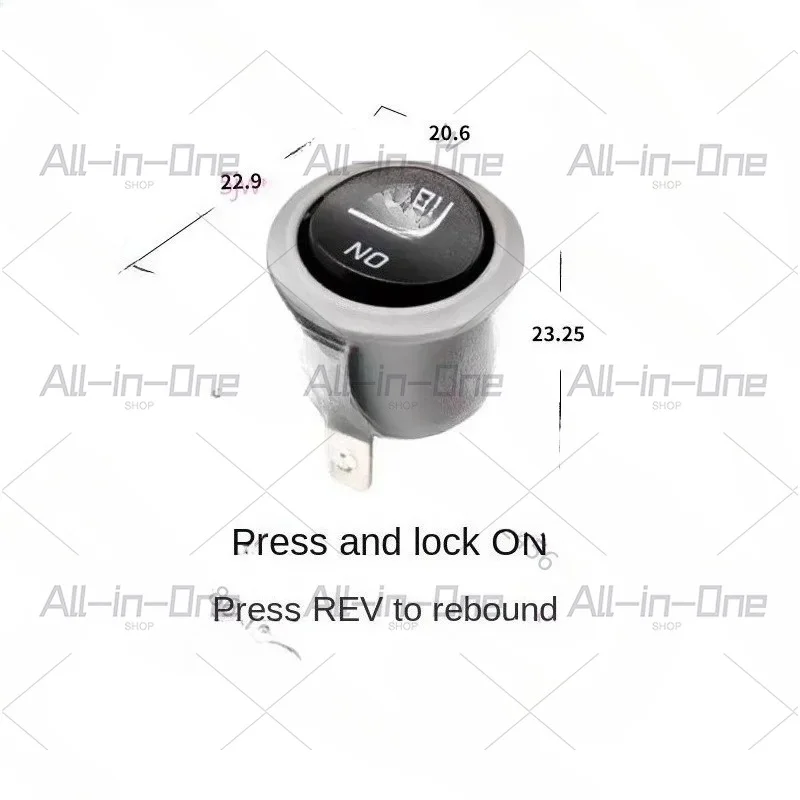 RL3-5 T105 Round power switch 20/23mm universal switch Forward/reverse switch ON/REV 16A125V