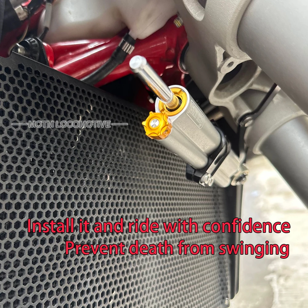 FOR Ducati MTS 950/1200/1260 modified damper bracket Lantu V2 modified titanium ruler directional damping