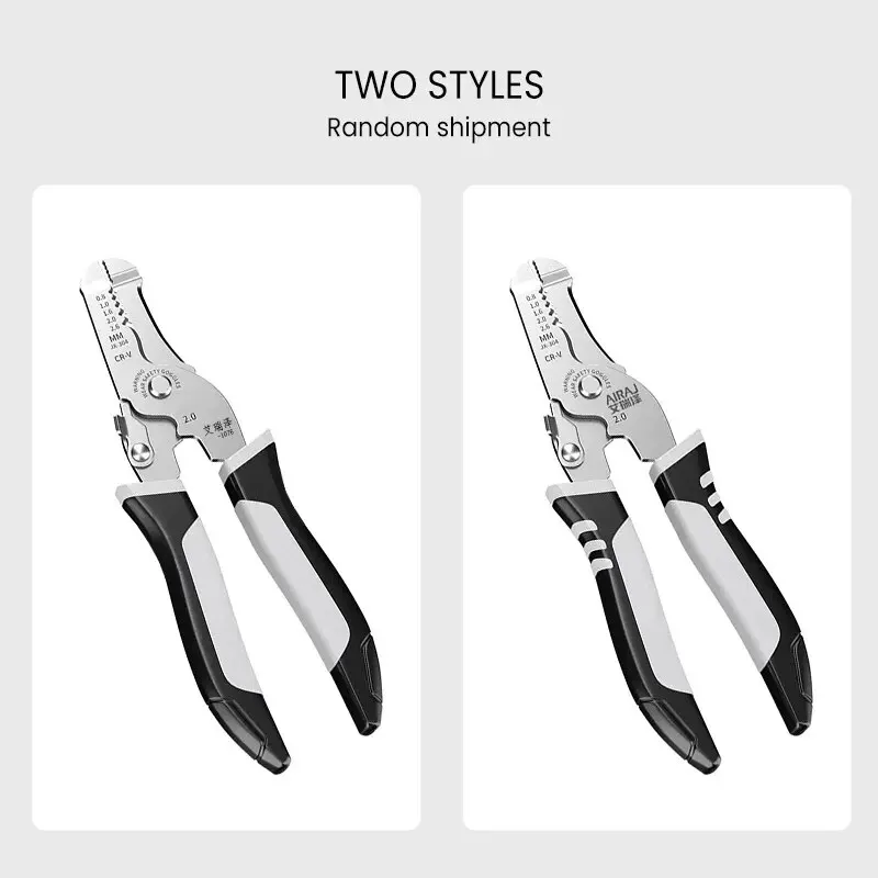 AIRAJ Wire Stripper Tools Multitool Plier Crimper Cable Cutter Multifunctional Stripping Tool Crimping Pliers Terminal