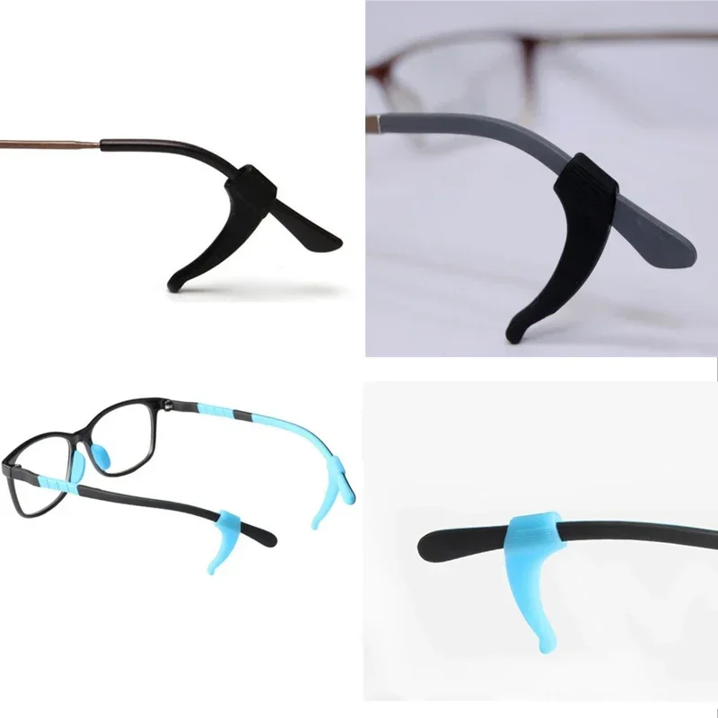 Doing Exercise Anti Slip Ear Hook Eyewear Accessories Eye Glasses Silicone Grip Temple Tip Holder Spectacle Eyeglasses Grip