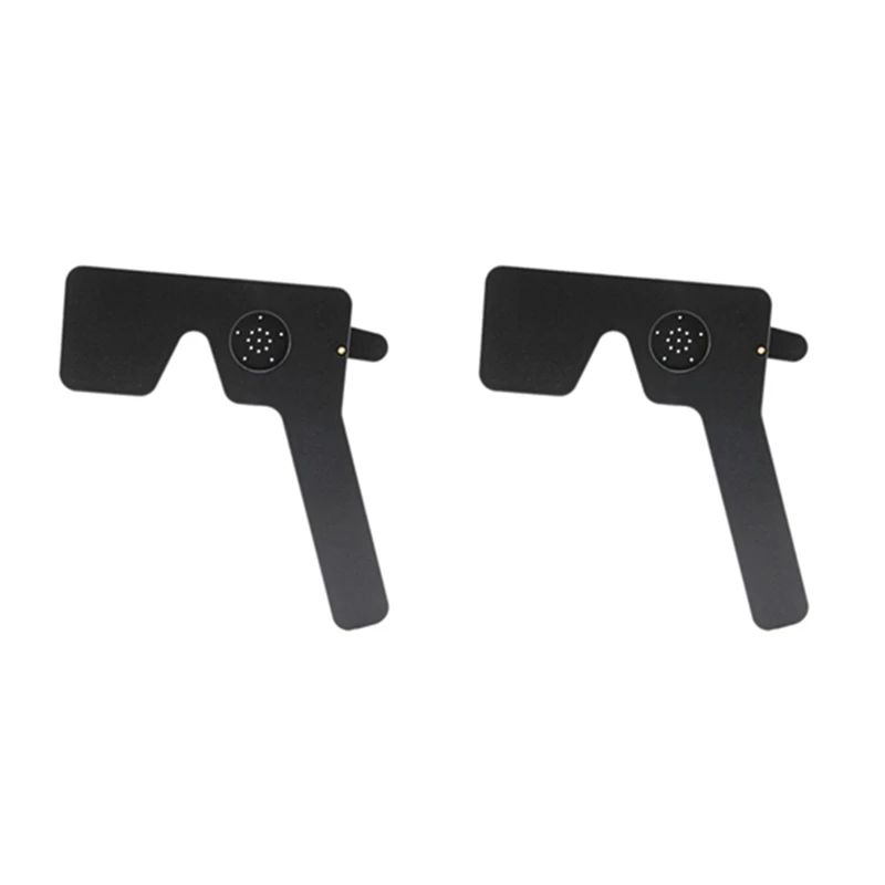 2Piece Optometry Accessories Eye Shields Optometric Accessories Eye Shields Vision Adjustment Ruler Test Eyesight  Black