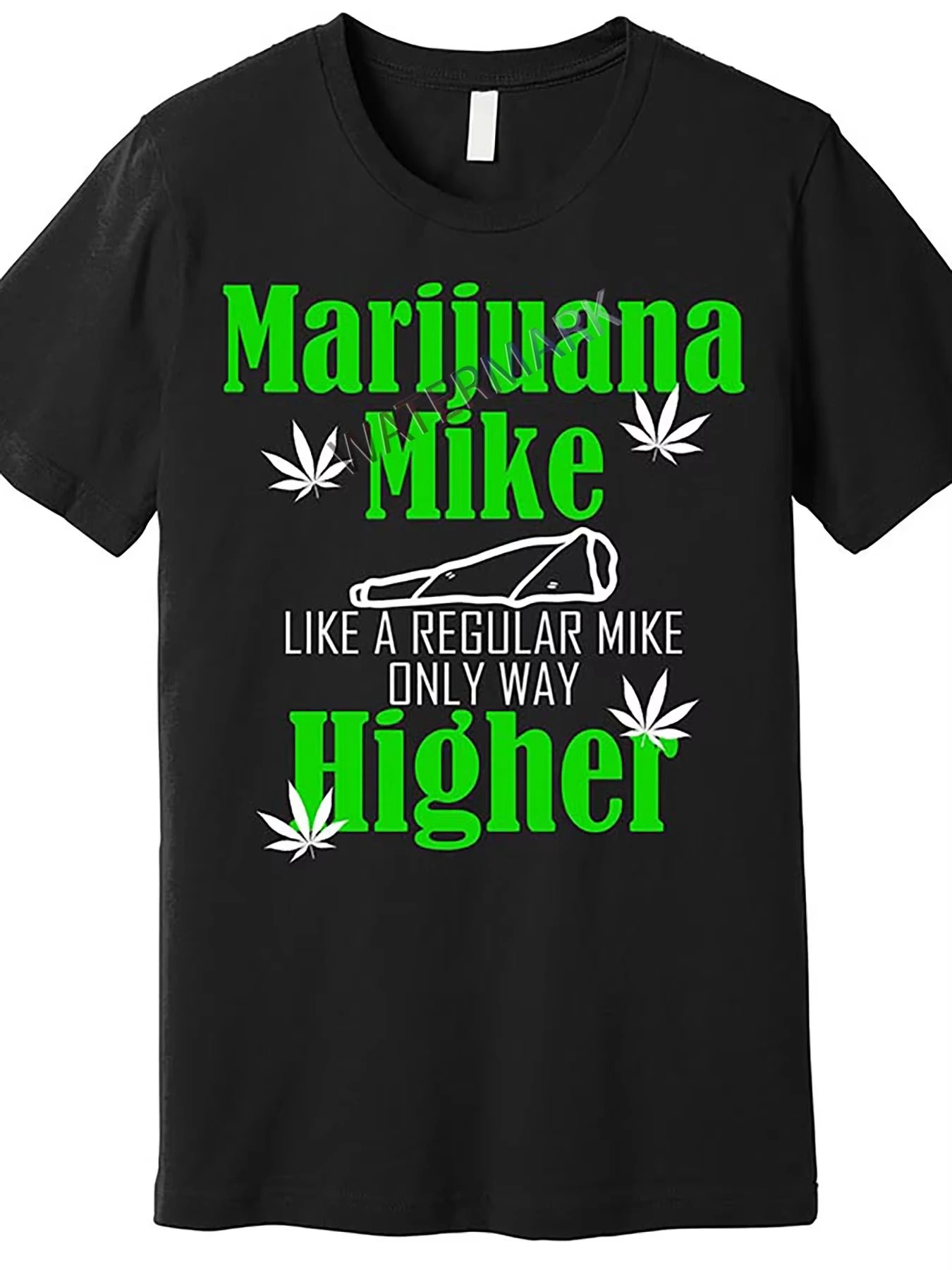 

Футболка премиум-класса Marijuana Mike Funny Weed 420 Cannabis 653816, забавная мужская черная футболка с короткими рукавами, мужская одежда