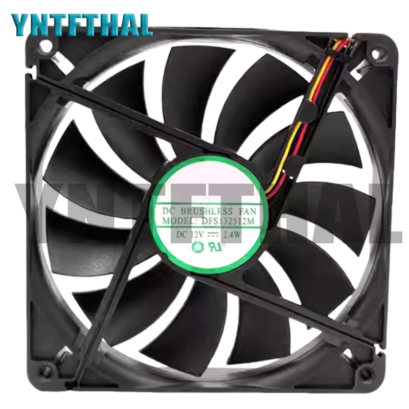 

DFB122512M 12025 12CM 120*120*25mm DC 12V 2.4W 2 Wires Cooling Fan