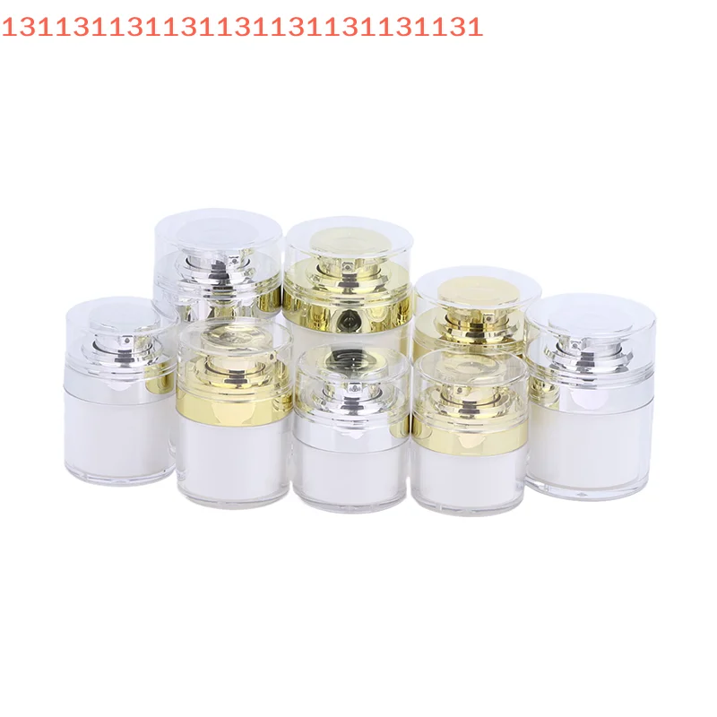 

Jar Empty Cream Subpackage Toiletry Refillable Vacuum Bottle Travel Cream And Lotion Cosmetic Container With Pump Moisturizer