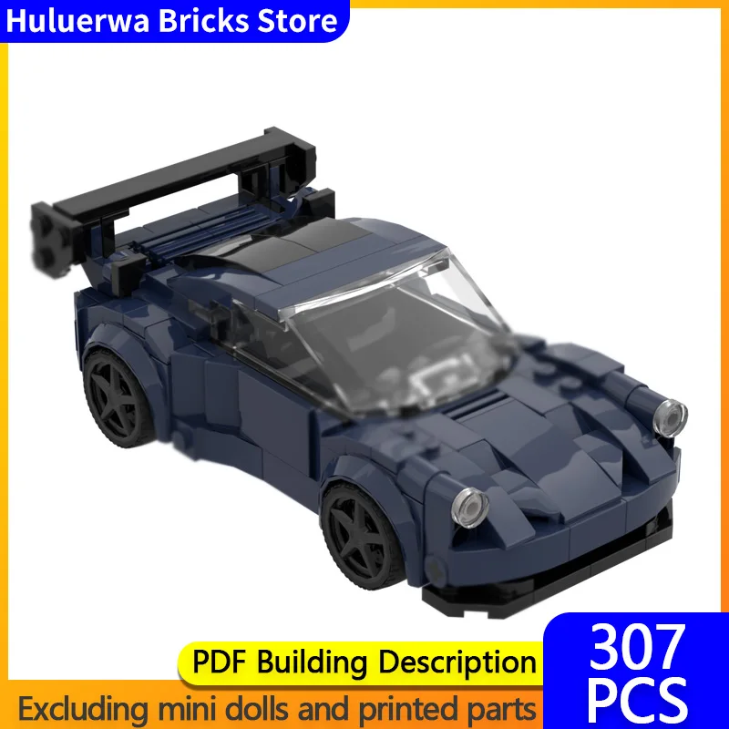 

Speed Hypercar Model MOC Building Bricks RWB Top Tier Sports Car Modular Technology Gifts Holiday Assemble Children Toys Suit