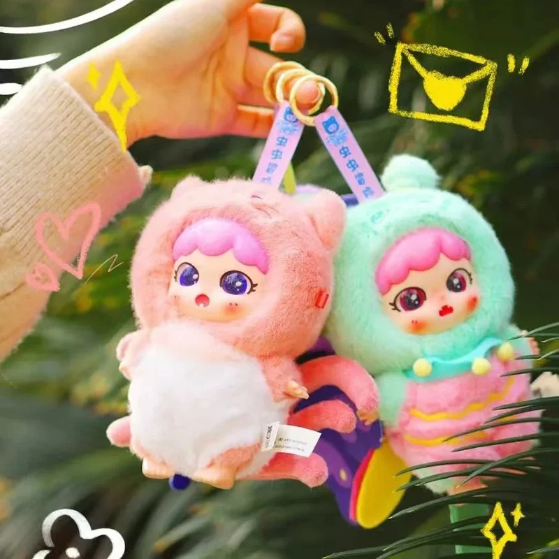 Baby Three Elf Insect Adventure Team Series Vinyl Plush Doll Blind Box Toys Mystery Box Kawaii Model For Girls Toy Gift