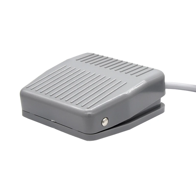 TFS-201 250V 10A Nonslip Surface Foot Switch Pedal Treadle Momentary for Bank Home Security Alarm System Flexible Shaft Grinder