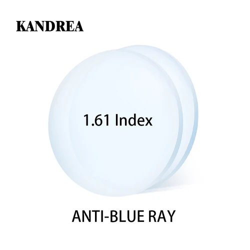 Imagen 2 del producto 1,56 1,61 1,67 lentes de gafas asféricas de resina CR-39 graduadas con bloqueo de luz azul para miopía hipermetropía presbicia