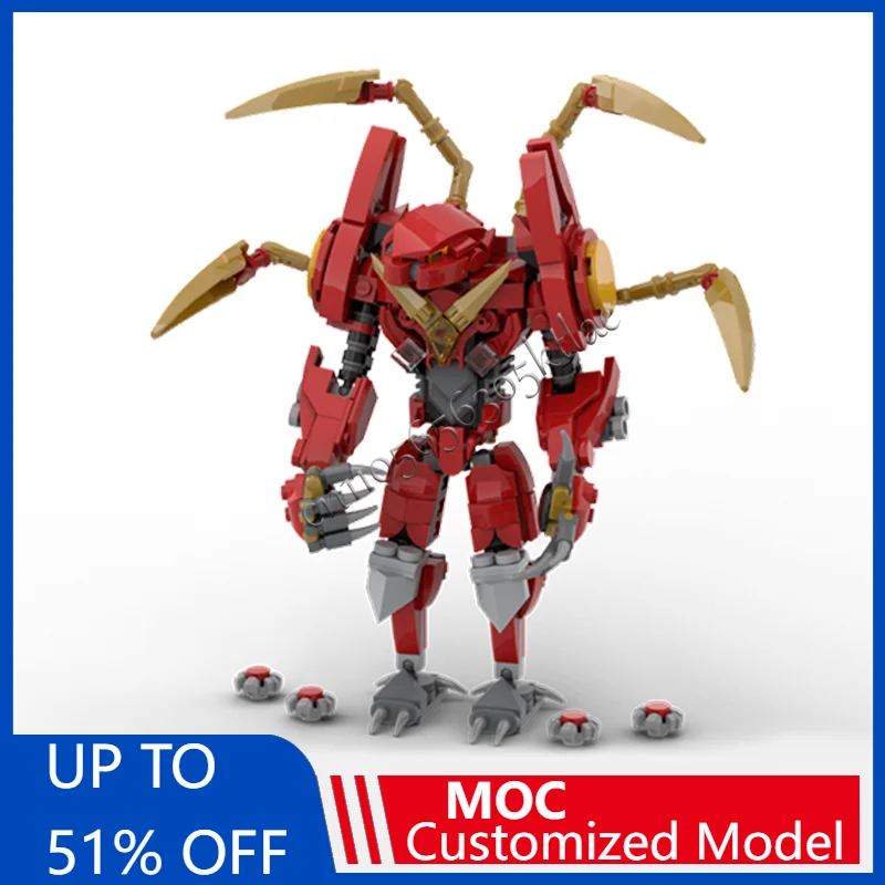 

524 шт., Moc Star, знаменитая серия фильмов, главный герой, модель Opponent, сделай сам, строительные кирпичи, креативная сборка, развивающие игрушки, подарки для детей