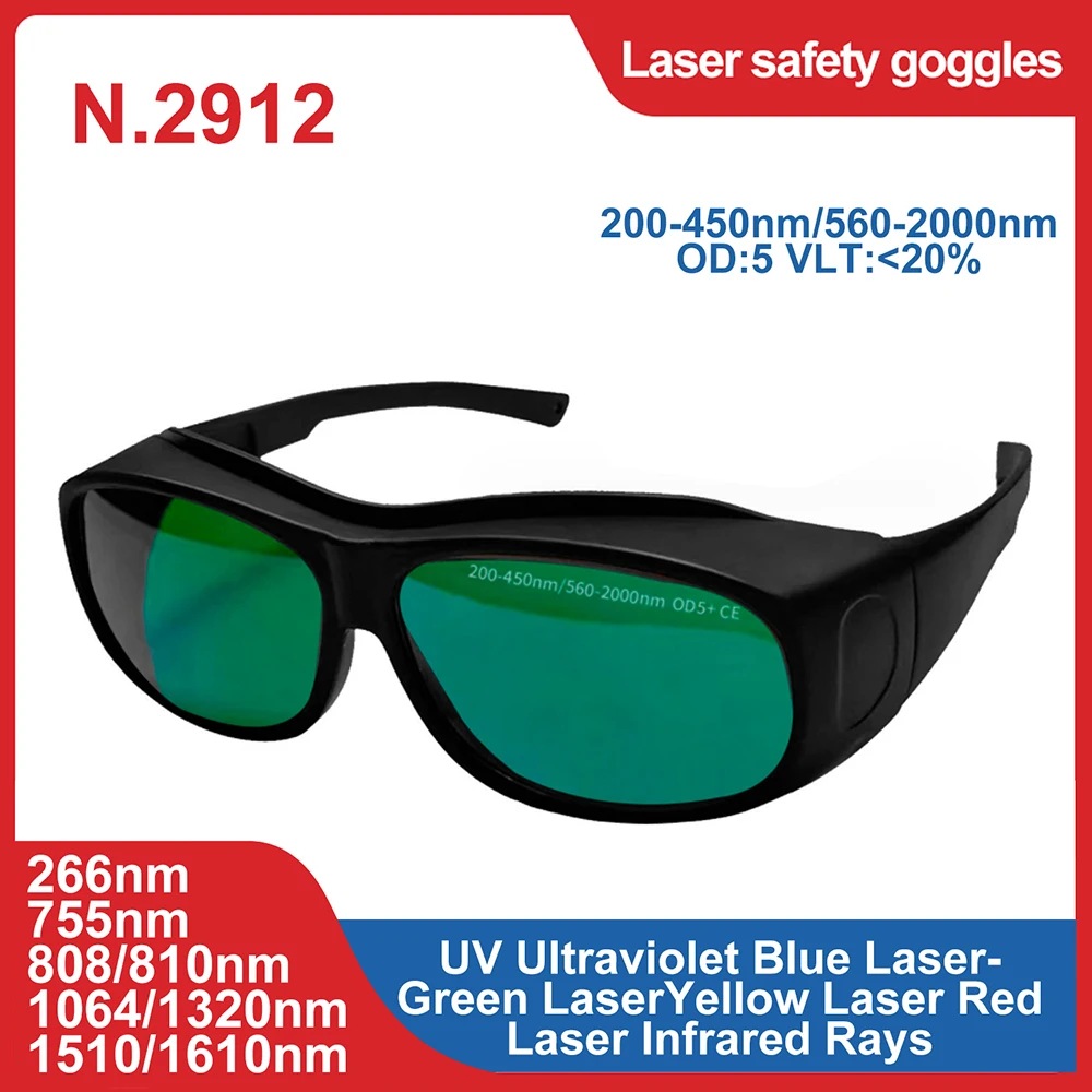 Laser Safety Protective Goggles Eyewear Protection gafas seguridad laboral Dental industrialesIpl UV IPI IR Lazer gafas Glasses