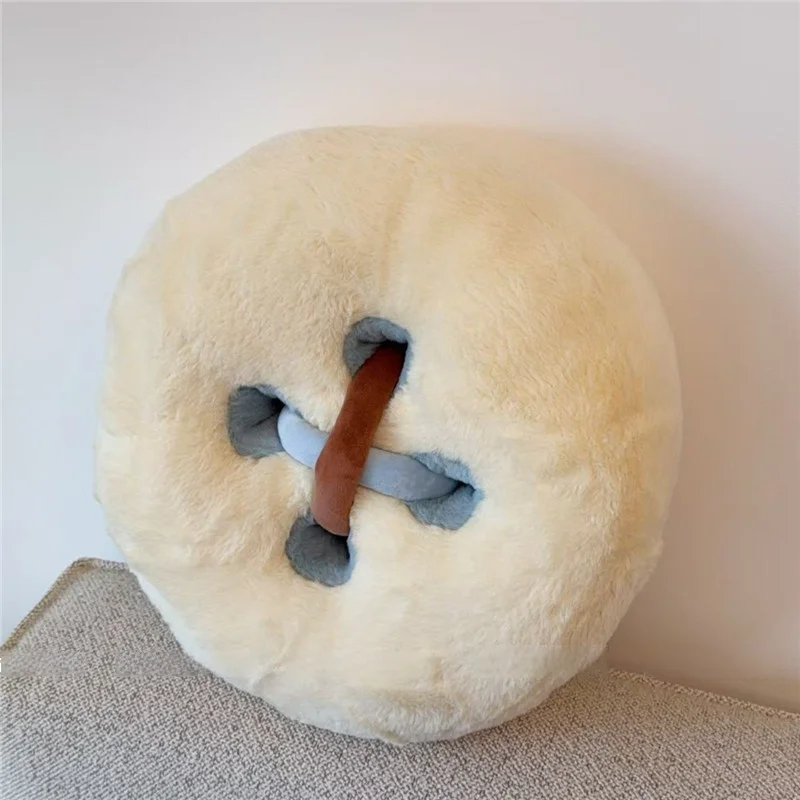 Adorable Button Pillow Office Chair Backrest Lumbar Support Sofa Pillow Living Room Light Luxury High-End Sense Window Seat Wais