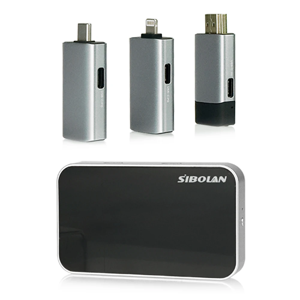 SIBOLAN Support Multi Equipment Connect Wireless 60GHz Millimetre Wave HD Video Extender Transmitter Receiver Type-c Kit