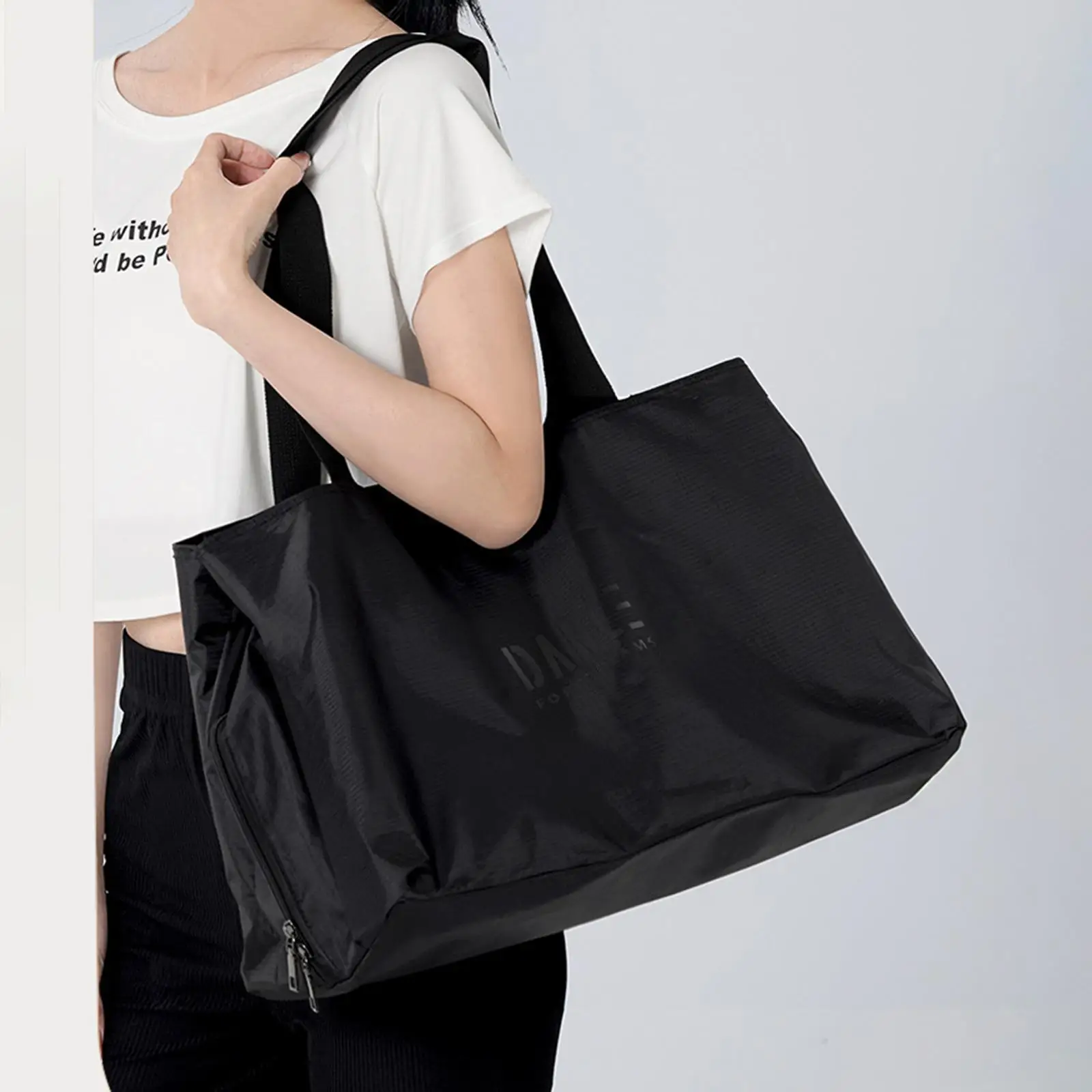 

Эргономичная элегантная сумка для танцев, многофункциональная сумка для хранения туалетных принадлежностей, спортивная сумка для спортзала, сумка-тоут для фитнеса, поездок на выходные, кемпинга, танцев и занятий в спортзале