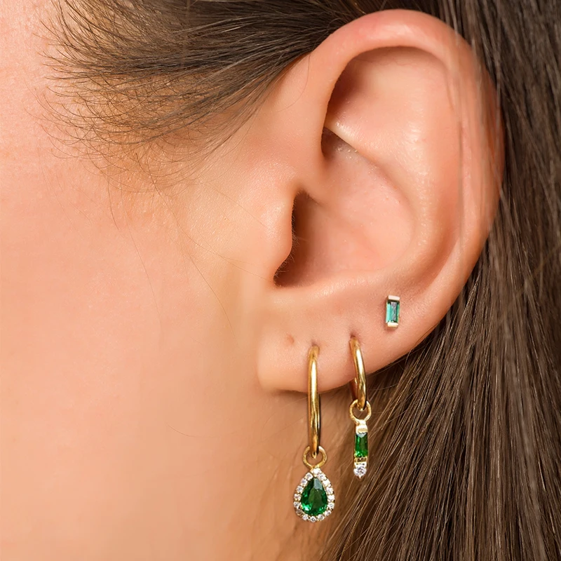 ROXI Multible Earring Jewelry Sets Earring for Women Fashion Casual Earrings Jewelry Circle Star Flower Geometry Piercing Earing