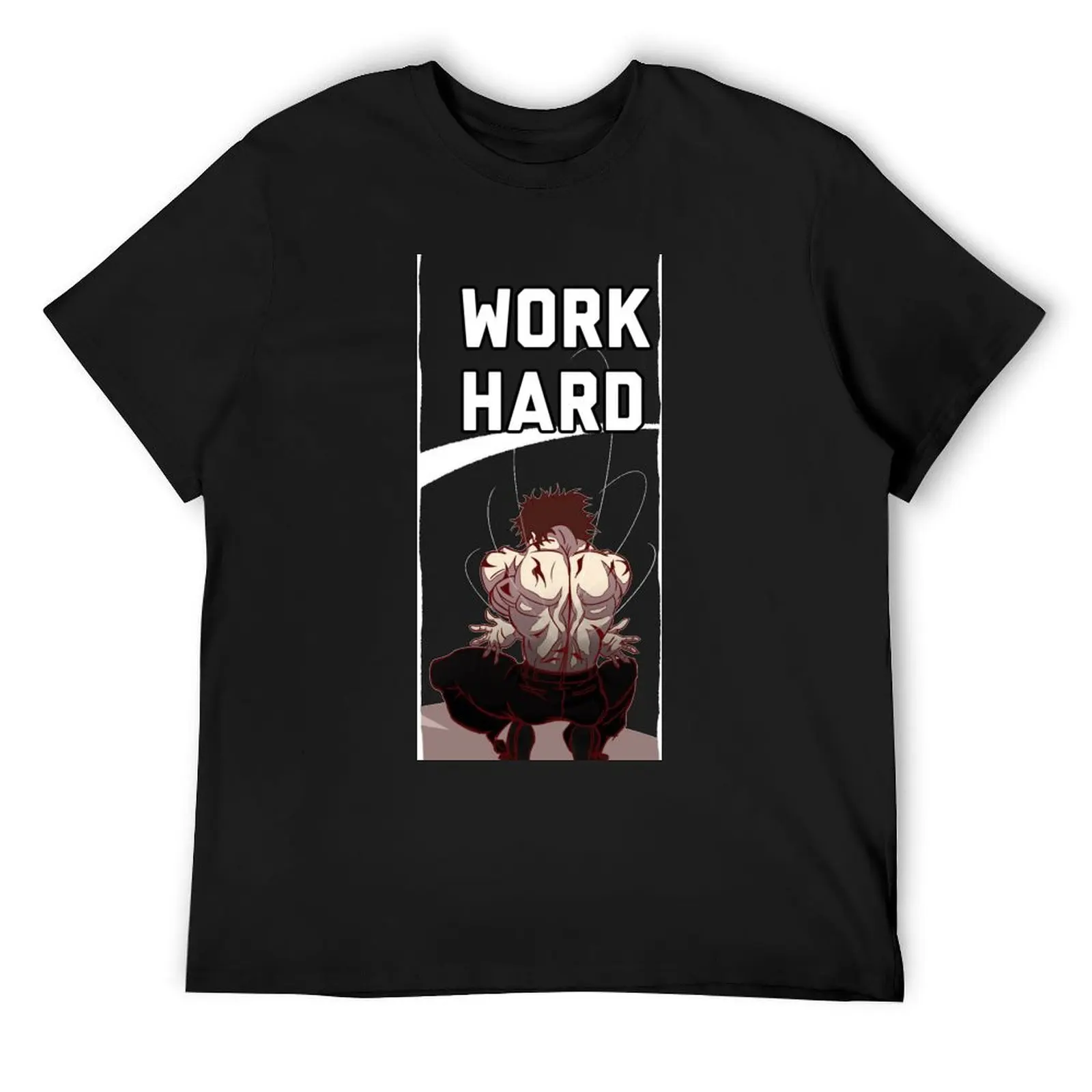 

Baki : Yujiro Hanma motivation T-Shirt kawaii clothes anime stuff valentines clothes t shirts for men graphic