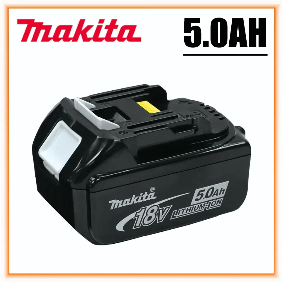 

100% Original Makita 18V 5.0Ah Rechargeable Power Tools Battery with LED Li-ion Replacement LXT BL1860B BL1860 BL1850