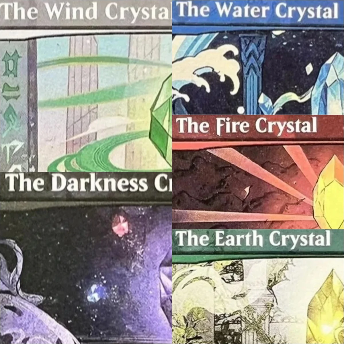 

Crystal sets (The Fire Crystal) TCG Magical Proxy Black Top Quality Proxy Playing Cards Gathering Board Game Deck Trading Cards