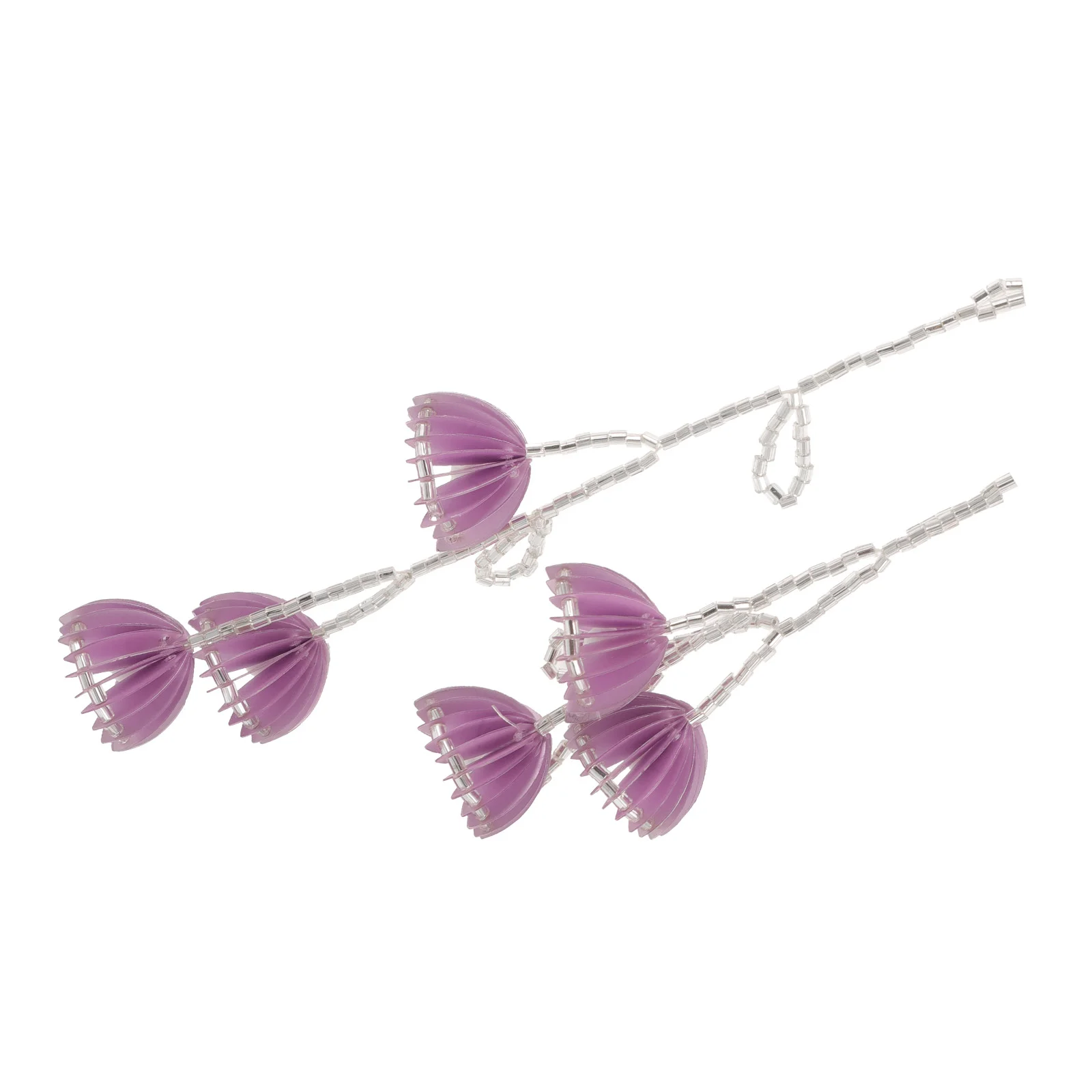 

Flower Tassel Pendant Girls Hair Accessories Creative Charms Lotus Pod Claw Clips