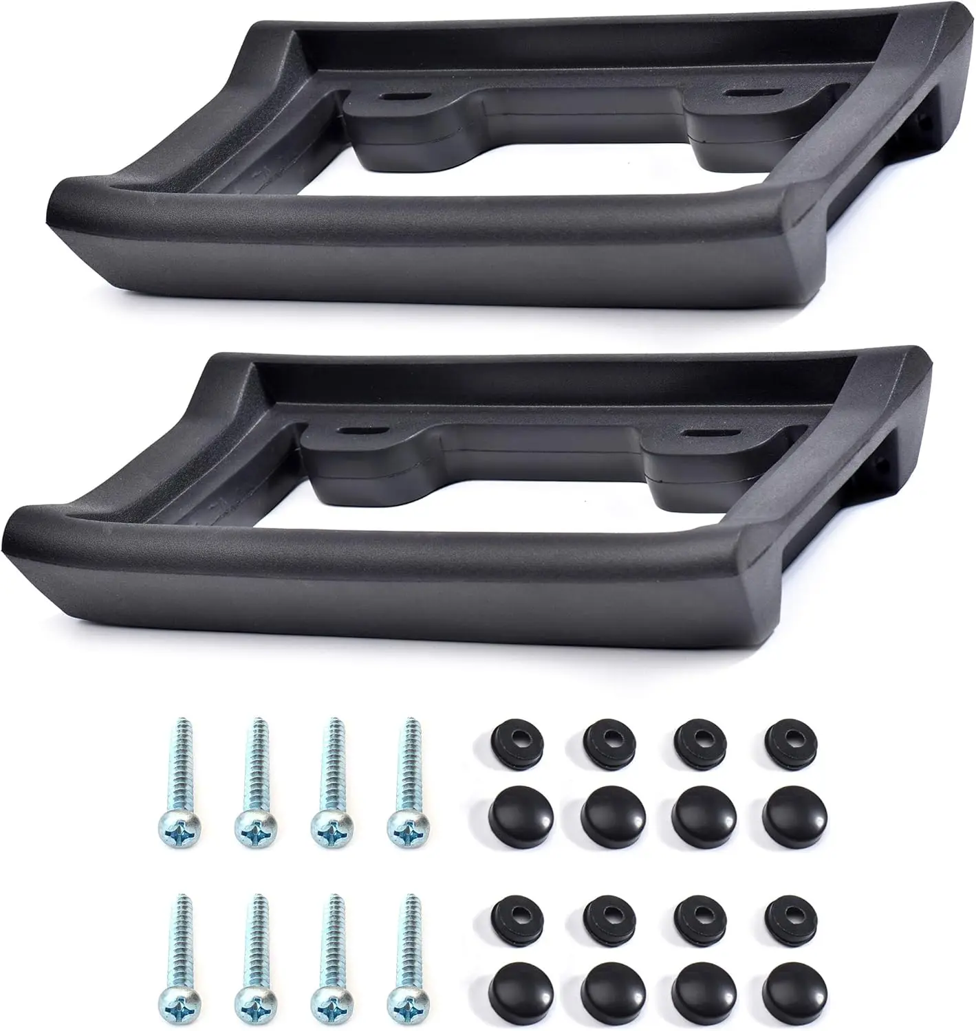 

2.3" Thick Rubber License Plate Bumper Guard for Cars, Trucks, SUVs, Vans - Universal Fit with Mounting Screws Included