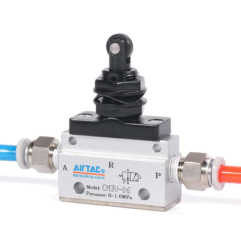 Airtac CM3V-05/06/08 Katup Kontrol Tipe Vertikal Katup Pneumatik 3/2 Arah
