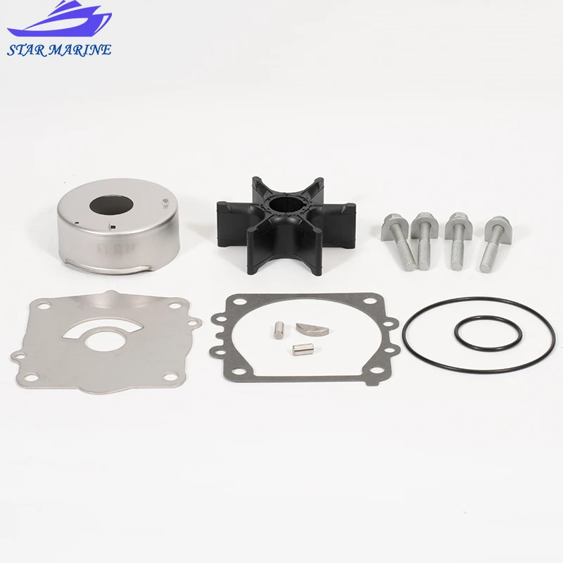 

68V-W0078-00 68V-W0078 Комплект крыльчатки водяного насоса для подвесного двигателя Yamaha 75HP 90HP 115HP 130HP HP 90HP 115HP 130HP Sierra 18-3442 Лодка