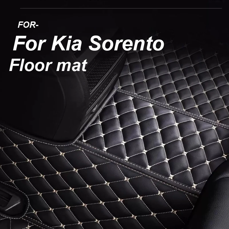 

LUXURY Car Floor Mats For Kia Sorento（Five Seats）2006 2007 2008 Customauto Foot Pads Automobile Carpet interior accessories