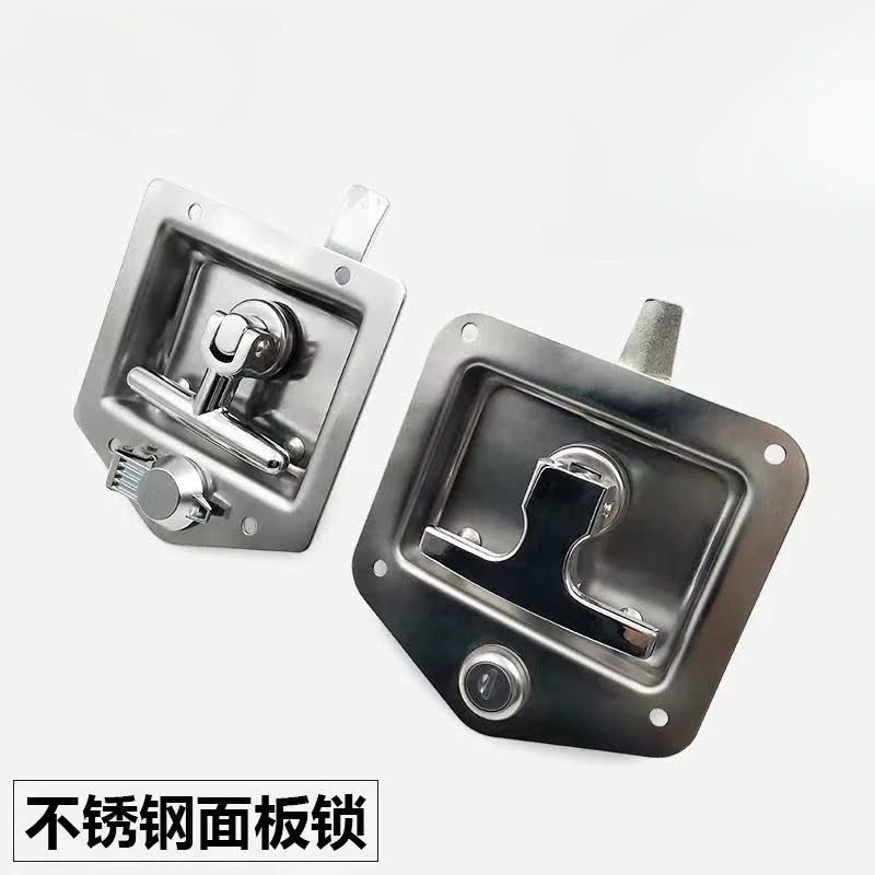 Stainless steel T-shaped cabinet panel lock engineering car door lock industrial electric door lock plane