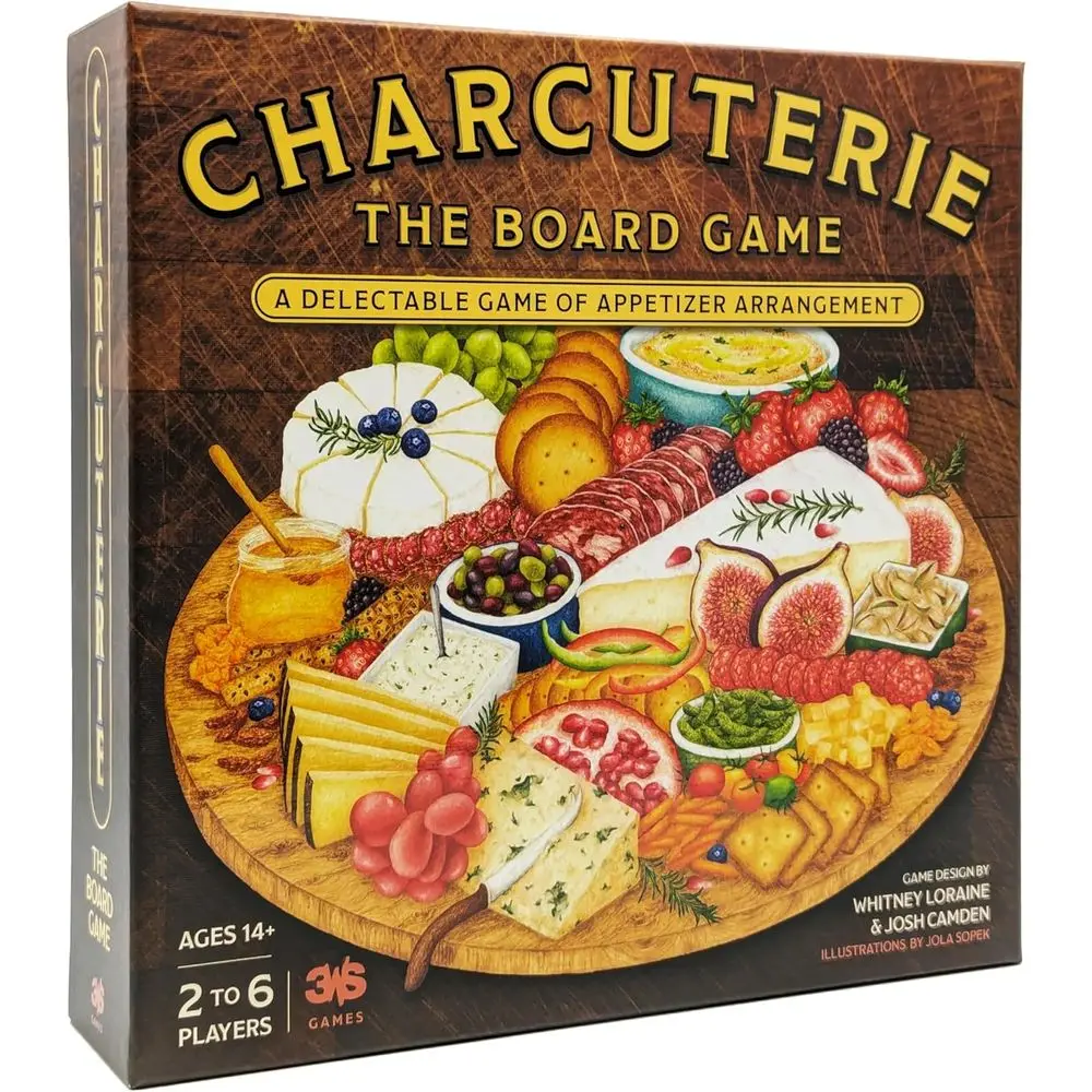 

Настольная игра Charcuterie Board Game от 3WS — увлекательная тематическая стратегическая игра для 2-6 игроков, возраст 14+ — идеальная игра для любителей еды и настольных игр.