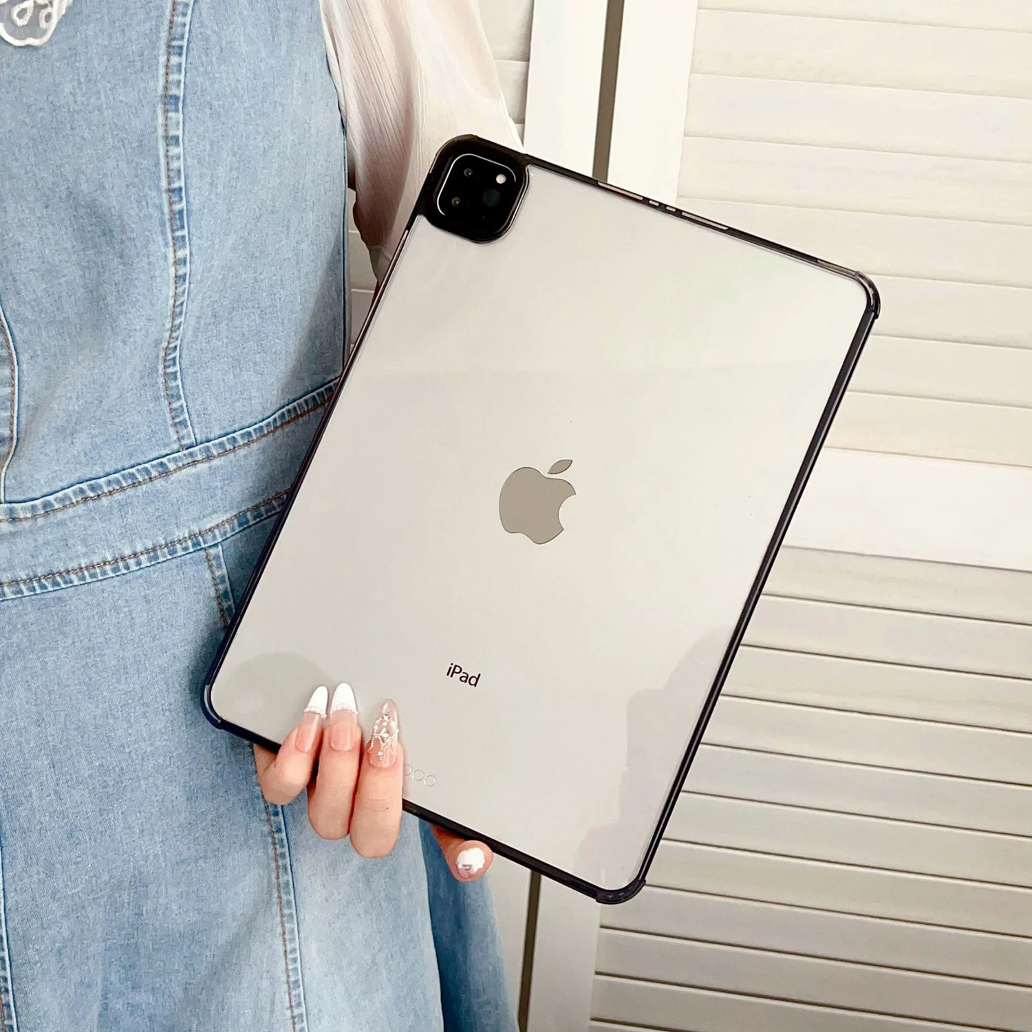 حافظة شفافة لجهاز iPad Air 4 5 Pro 2024 M4 2025 A16 10.2 10.9 11 12.9 13 MINI 6 7 8 9 10th 11th الجيل