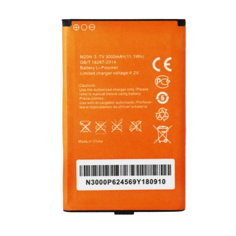 بطارية M20H عالية الجودة 3.7 فولت 3000 مللي أمبير في الساعة لجهاز توجيه ALTEL L02Hi 4G LTE WIFI بطارية بديلة جديدة تمامًا #2