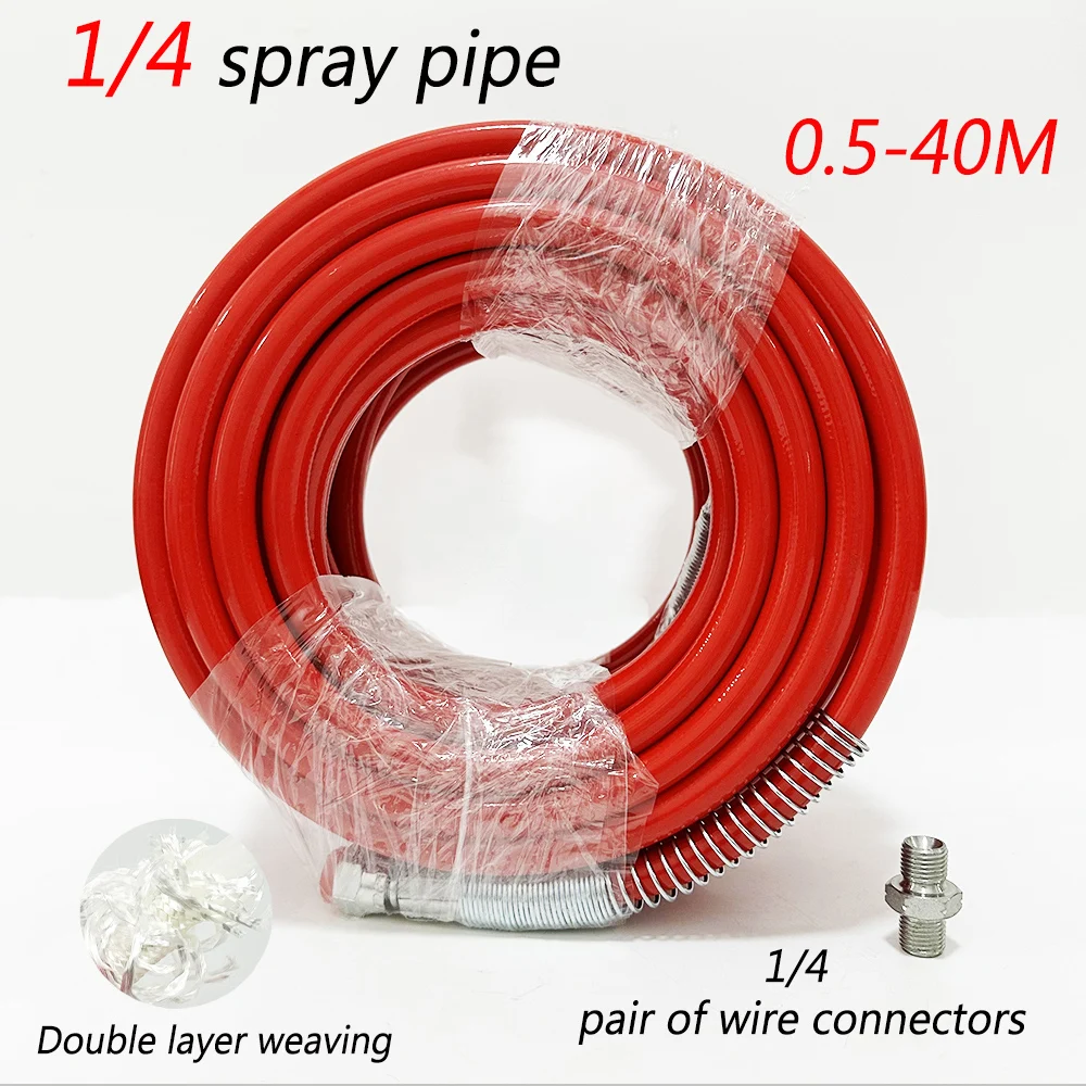 

Red 1/4 Spray Pipe Accessories Available in Lengths of 0.5-40 Meters with 1/4 Pair of Wire Joints To Assist in Perfect Spraying