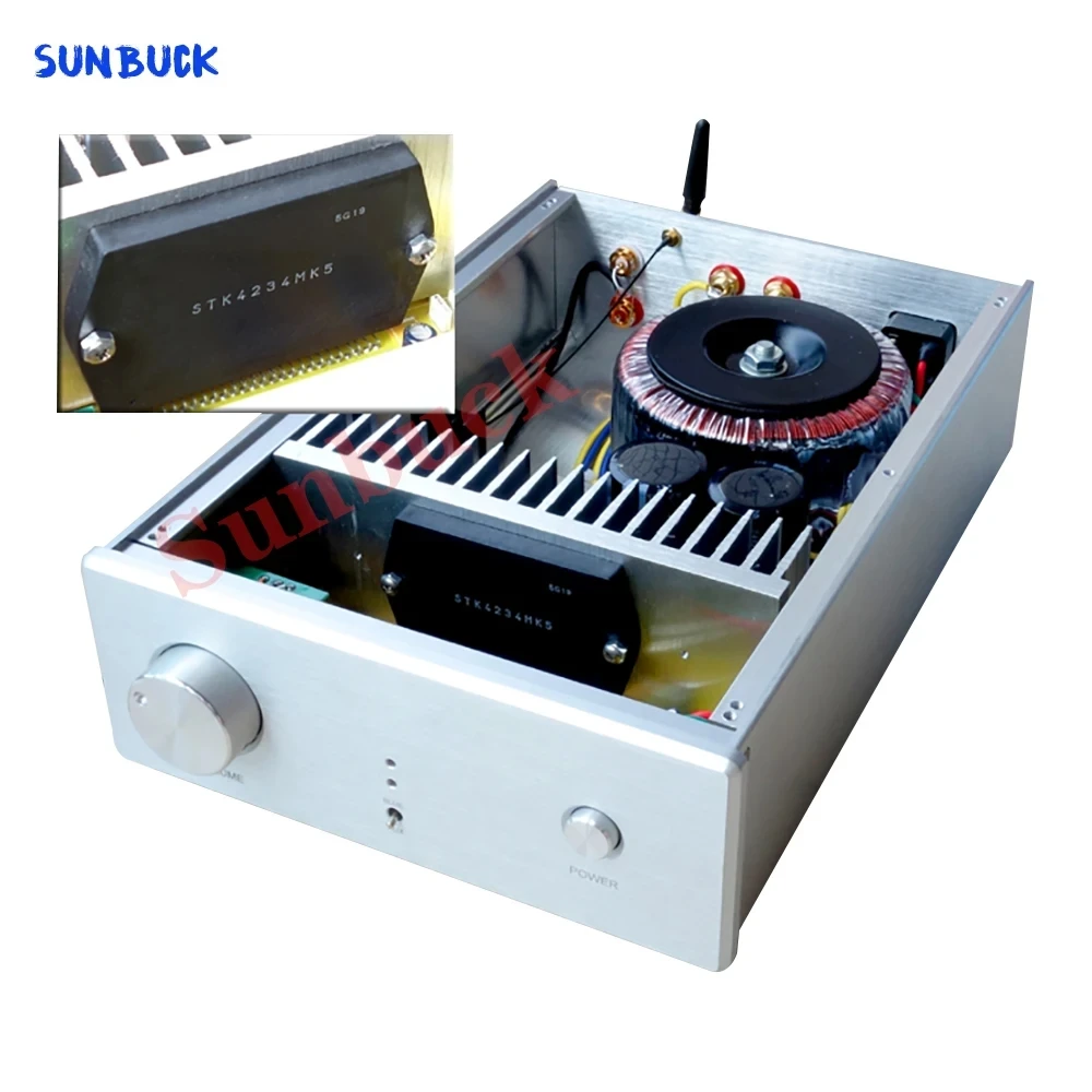 Sunbuck STK4234 output power 100W 2.0 channel Amplifier HIFI Power Amplifier Audio