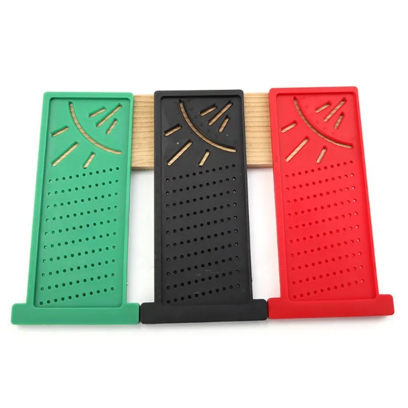 1pc Plastic Precision Woodworking Scribe Mark Line Gauge T-Type Cross-Out Ruler Carpenter Measurement Measuring Tool Angle Ruler