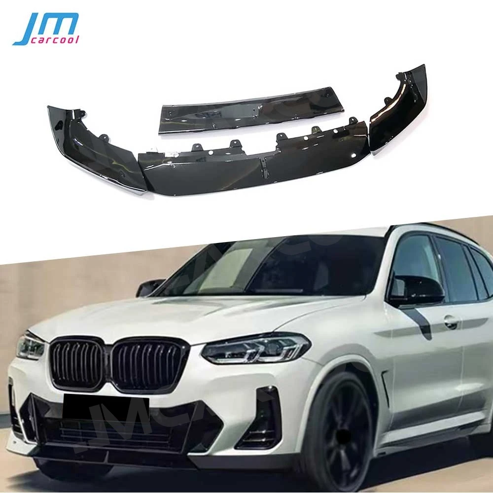 

ABS Front Lip Bumper Chin Spoiler Side Splitters Flaps Bumper Cover for BMW ix3 2022+ Car Styling Body Kits Facelift Accessories