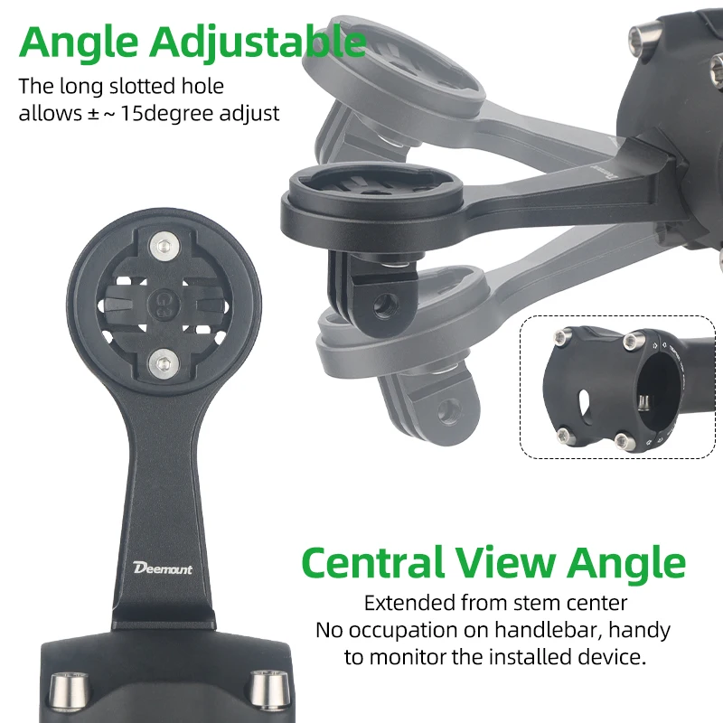 Deemount Bicycle Stem Extension Stand for Tarmac SL7/SL8 Fits Garmin iGPS Computers W/ 3 fork Aluminum Alloy Hoisting Adaptors - Image 3