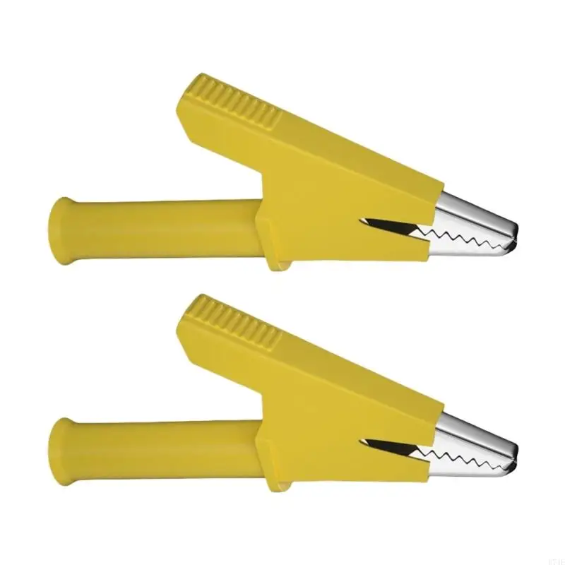 E74E 10mm Clipe teste aberto com a ferramenta teste precisão cauda 4mm conector PVC latão para reparos e