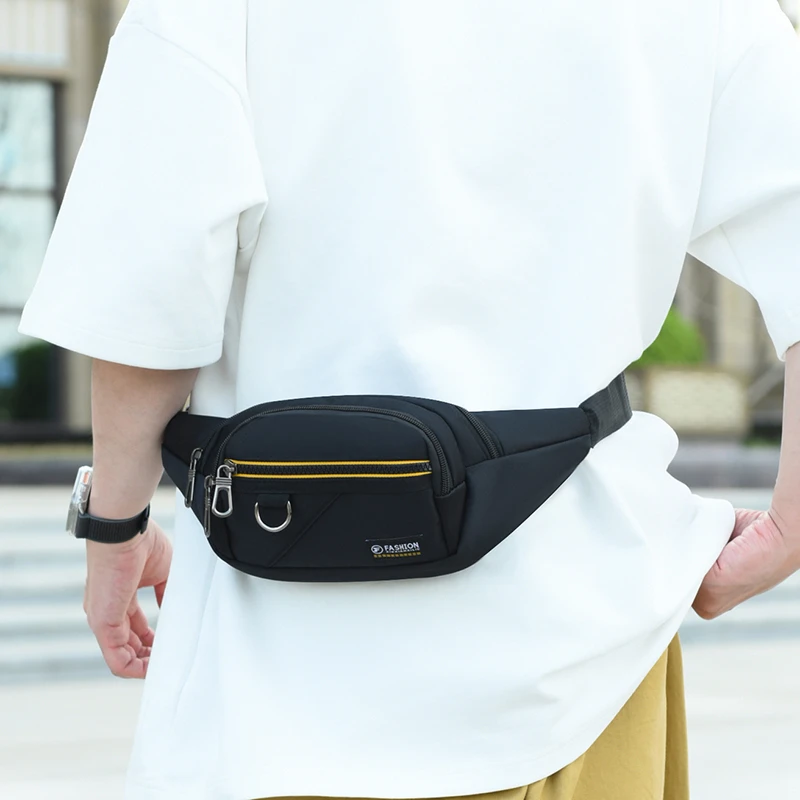 1 حقيبة خصر للرجال والنساء، حزام كتف قابل للتعديل، مناسبة للجري والسفر والاستخدام اليومي والمشي لمسافات طويلة، متعددة الوظائف