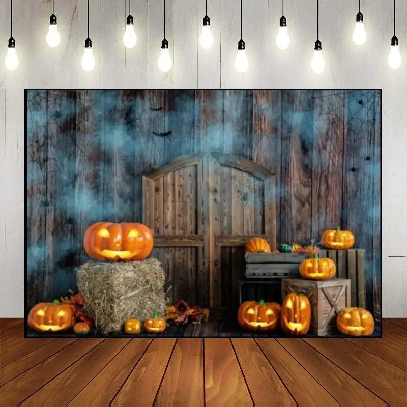 

Halloween Photography Backdrops Trick or Treat Background Custom Birthday Backdrop Spider Baby Shower Full Moon Photo Goblin