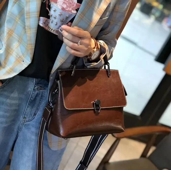 Genuine Leather Women\'s Bags Shoulder Bag Fashion Casual Lady Bag 2024 New Portable Messenger Purses Crossbody Luxury bag